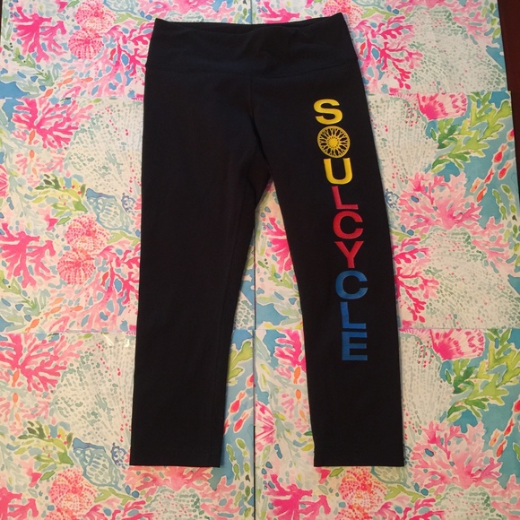 lululemon athletica Pants - Lululemon for soulcycle crop leggings 4